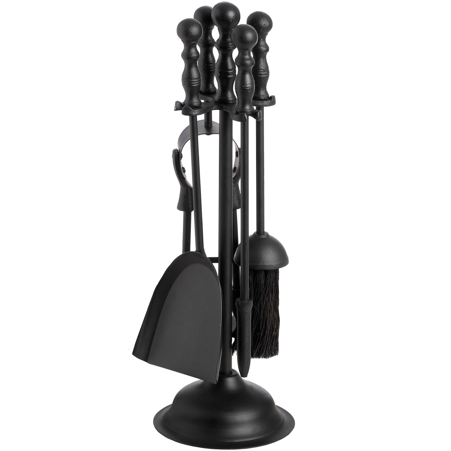 Black Duchess Top Companion Set – Handcrafted Timeless Fireside Tools