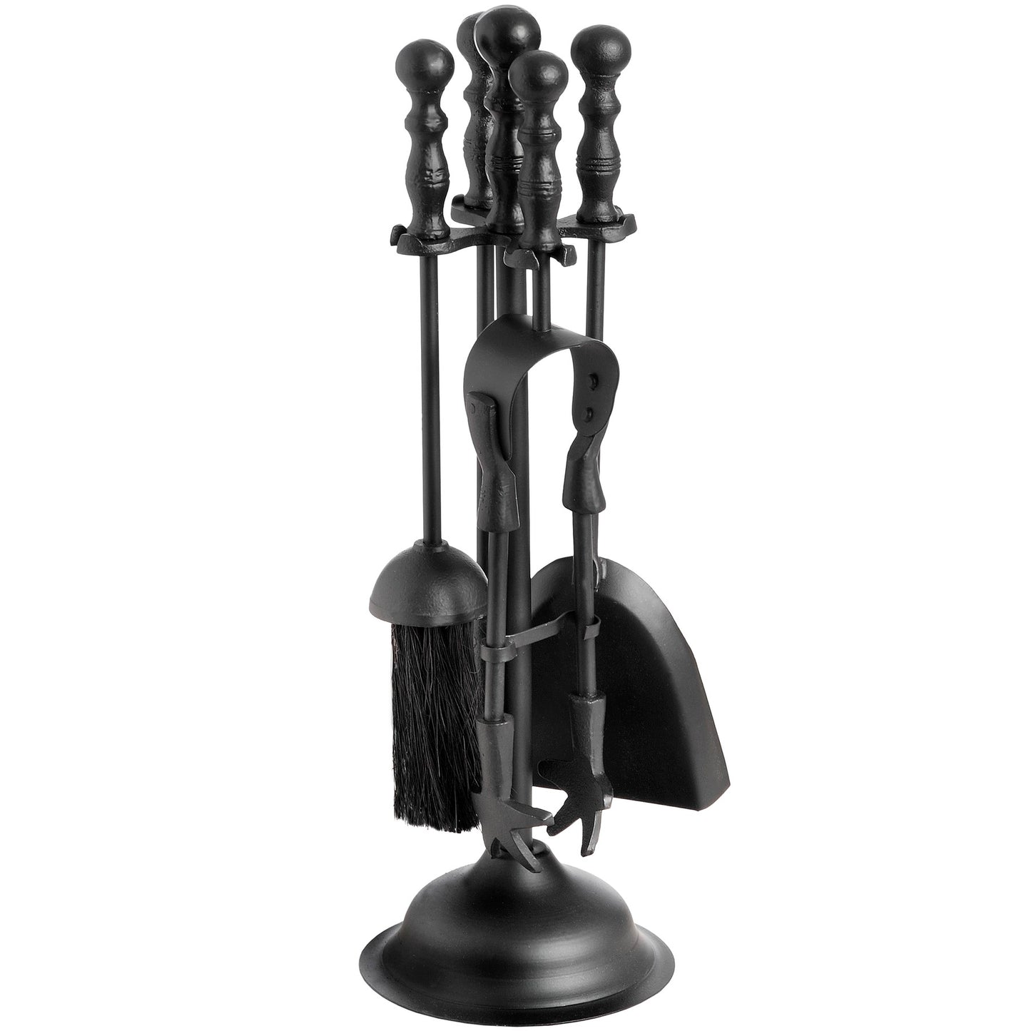Black Duchess Top Companion Set – Handcrafted Timeless Fireside Tools