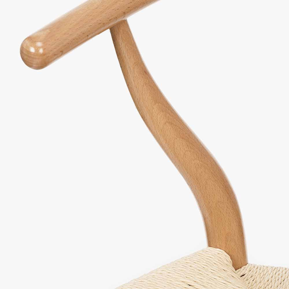Shop the Quinn Dining Chair crafted from beech wood and finished in beautiful natural hue with a woven natural rope seat. Shop online now at www.nobleandnook.co.uk