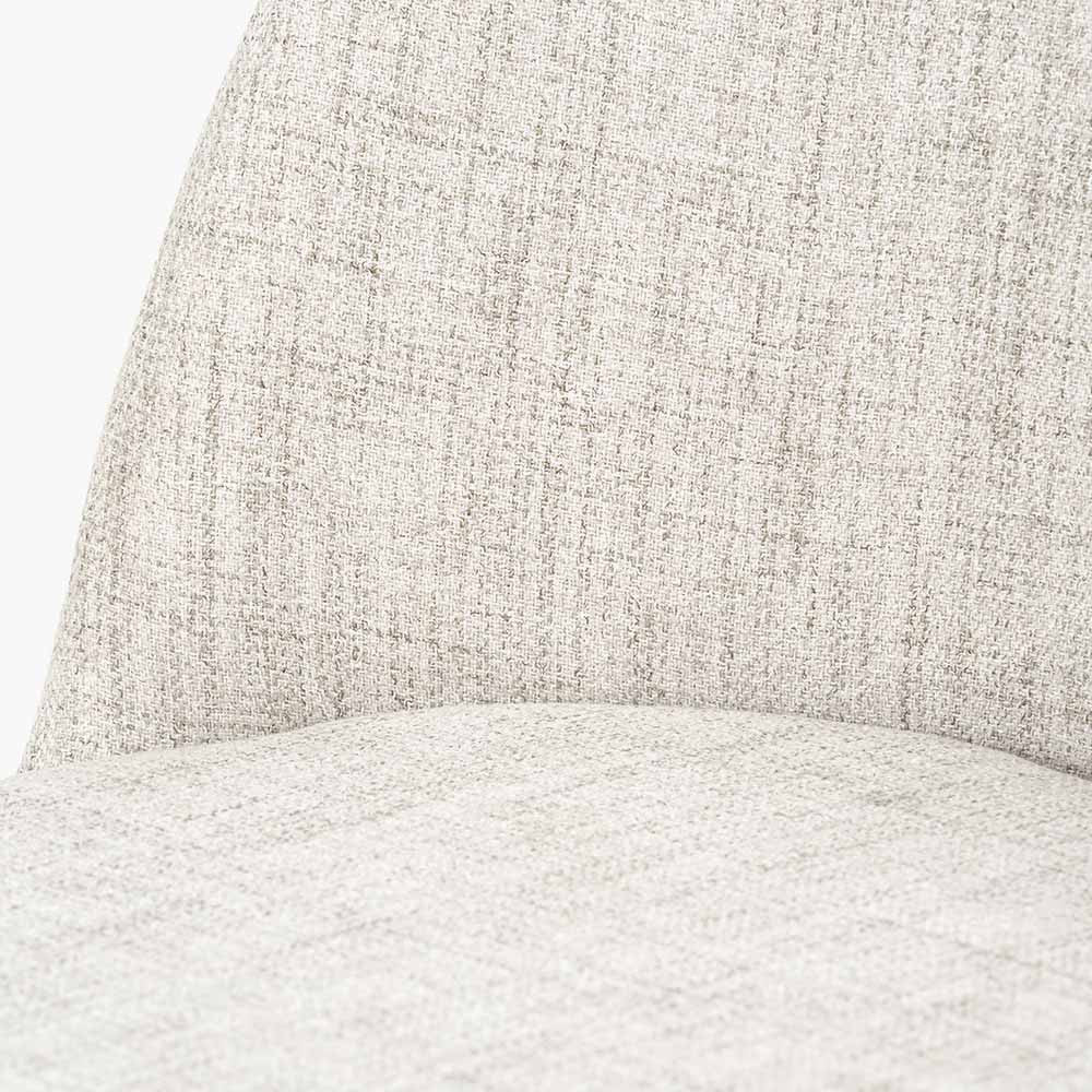 Refine your space with the Turi Pebble Linen Mix and Black Metal Bar Stool with gently curved backrest and soft pebble-toned linen mix upholstery. Shop online today at www.nobleandnook.co.uk