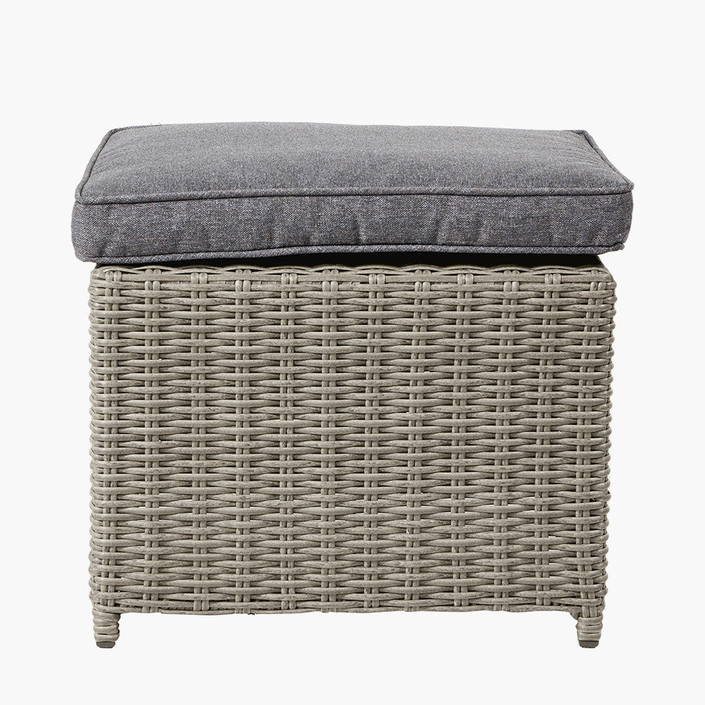 Bermuda Stone Grey Outdoor Cube Set with Ceramic Top