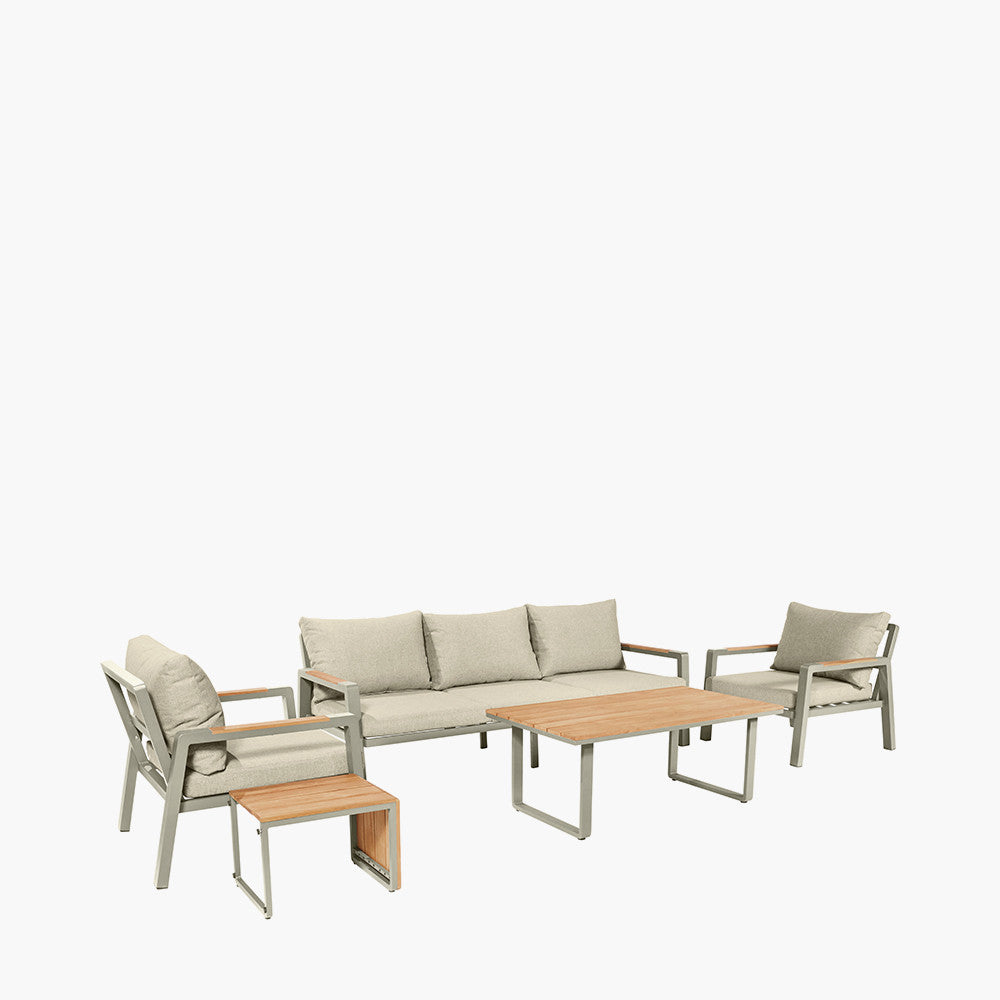 Transform your outdoor space with the Stockholm Limestone Outdoor Seating Set, perfect for garden relaxation and entertaining, offering comfort and modern style. Shop now at www.nobleandnook.co.uk