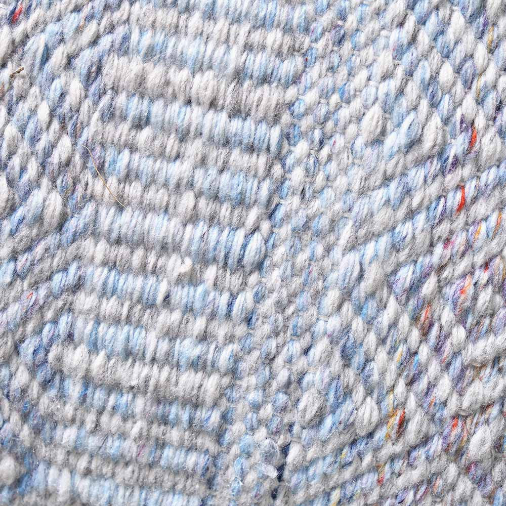 Aqua Blue and White Inca Design Scatter Cushion β Sustainable Indoor & Outdoor Cushion