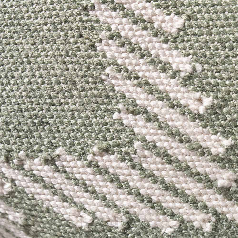 Sage and White Chevron Design Scatter Cushion – Eco-Friendly Indoor & Outdoor Cushion