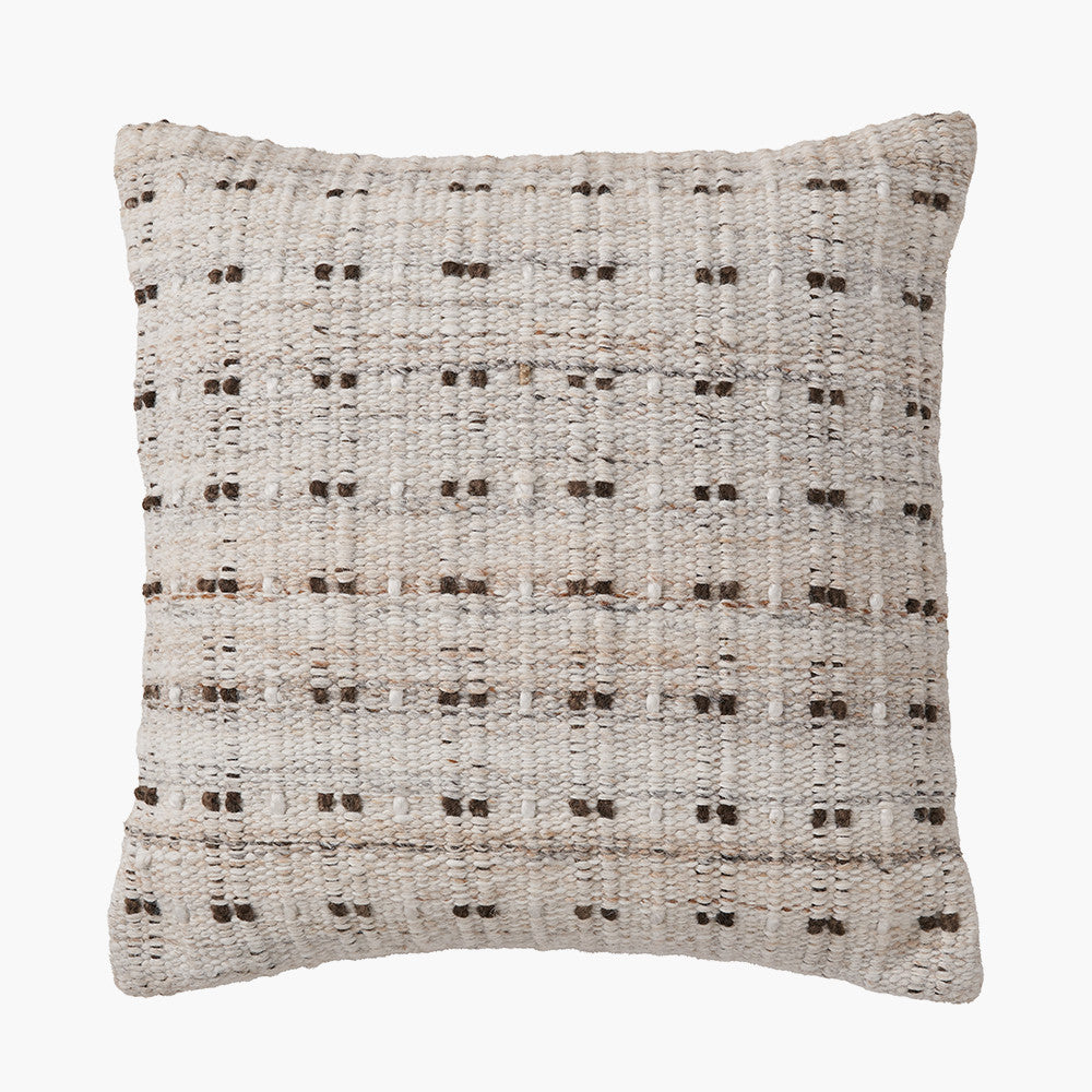 Natural Double Stitch Design Scatter Cushion – Eco-Friendly Indoor & Outdoor Cushion