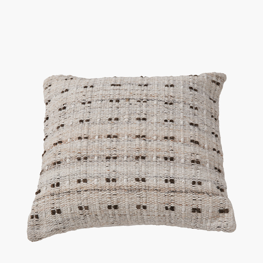 Natural Double Stitch Design Scatter Cushion – Eco-Friendly Indoor & Outdoor Cushion