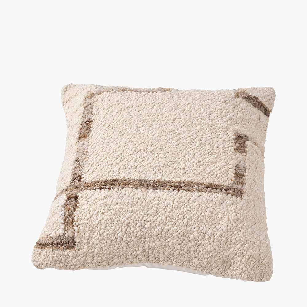 Natural and Tan Fleck Design Scatter Cushion – Eco-Friendly Indoor & Outdoor Cushion