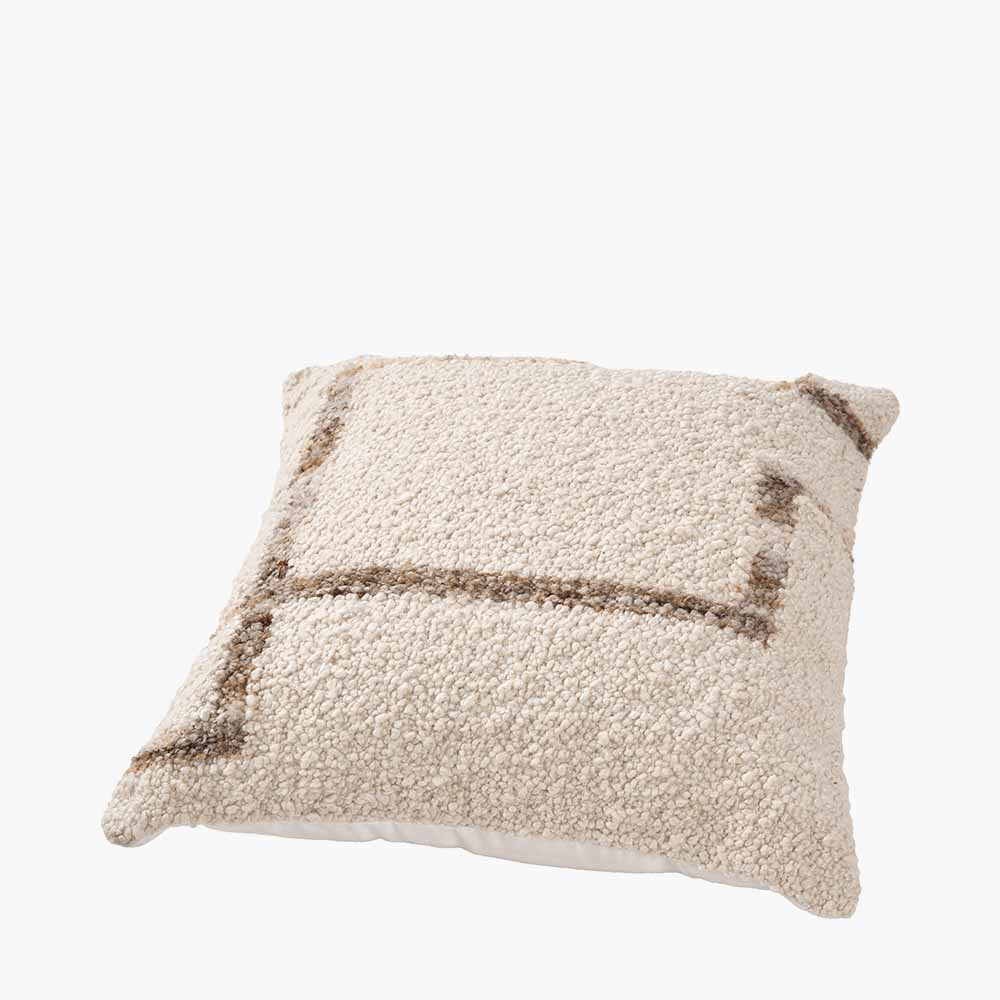 Natural and Tan Fleck Design Scatter Cushion – Eco-Friendly Indoor & Outdoor Cushion