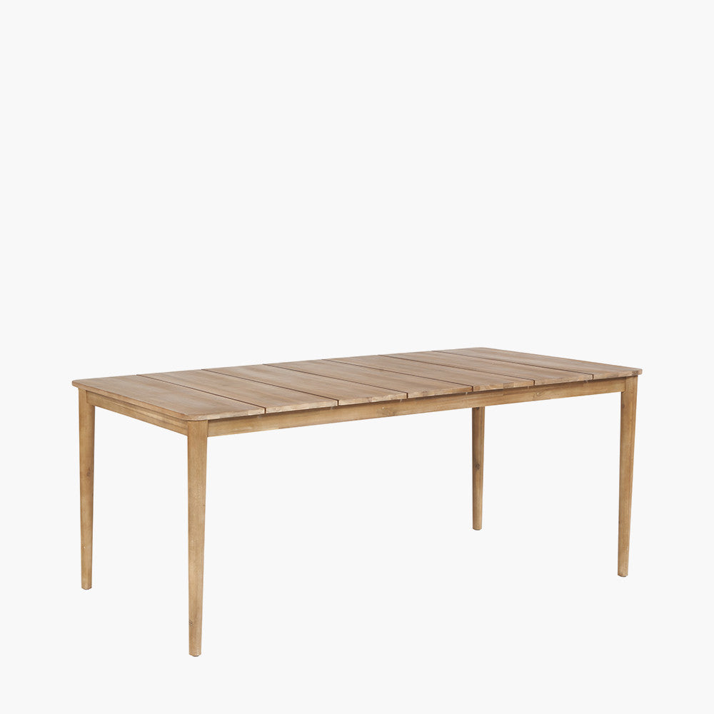 Experience modern al-fresco dining with the Larissa Garden Dining Table and Chairs. Perfect for any outdoor occasion. Shop online today at www.nobleandnook.co.uk