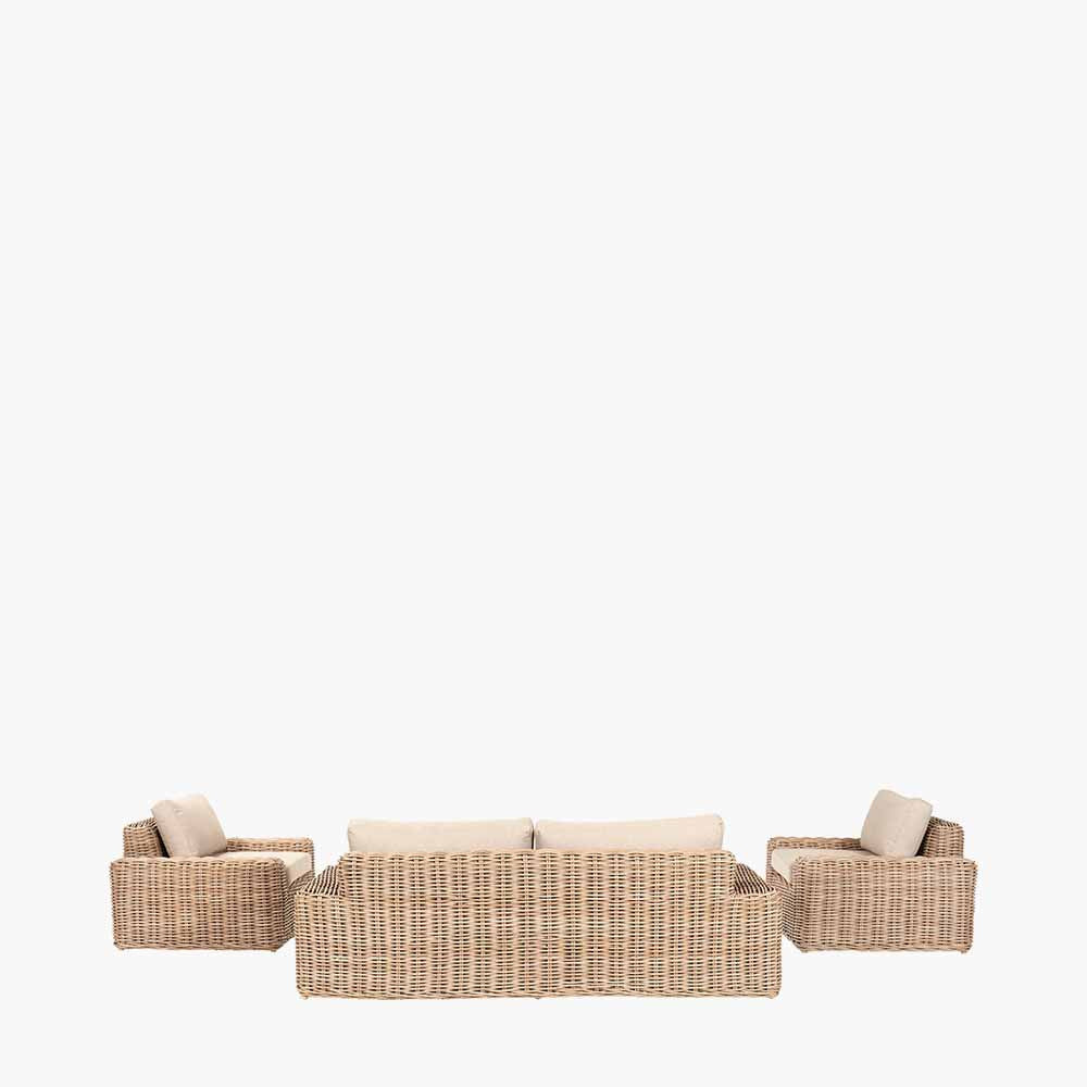 Transform your garden with the Como Natural Antique Garden Seating Set, a stylish and comfortable outdoor furniture set is perfect for any garden. Shop online today at www.nobleandnook.co.uk