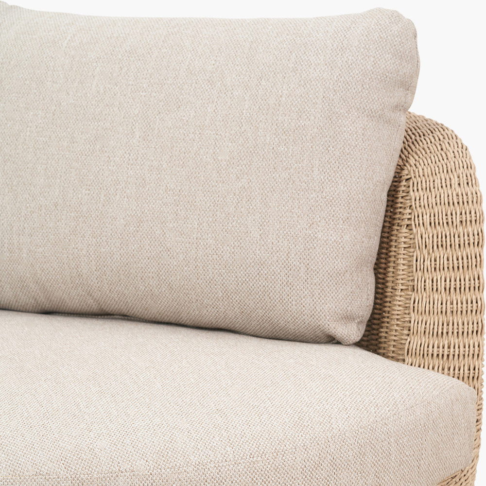 Kampala Outdoor Lounge Set with Footstool