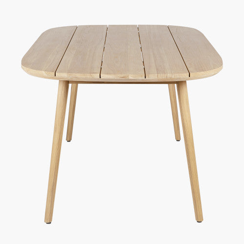 Experience timeless design and superior craftsmanship with the Salita 8 Seater Teak Outdoor Dining Set. Perfect for alfresco dining. Shop online today at www.nobleandnook.co.uk