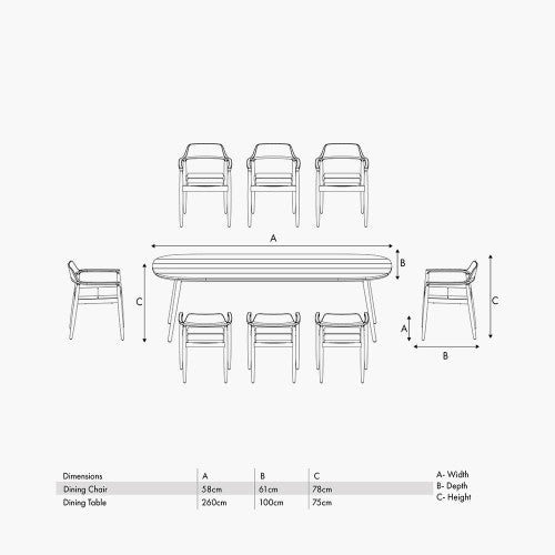 Experience timeless design and superior craftsmanship with the Salita 8 Seater Teak Outdoor Dining Set. Perfect for alfresco dining. Shop online today at www.nobleandnook.co.uk