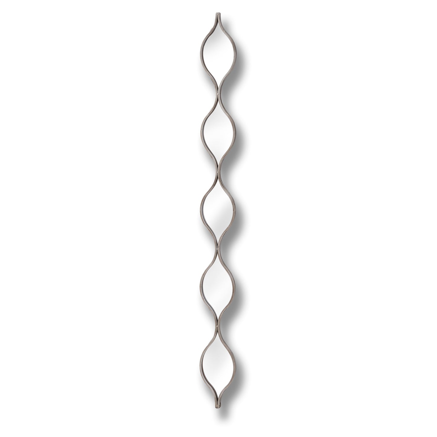 Decorative Hanging Silver Mirror – Tall Slim Wall Mirror for Modern & Rustic Interiors