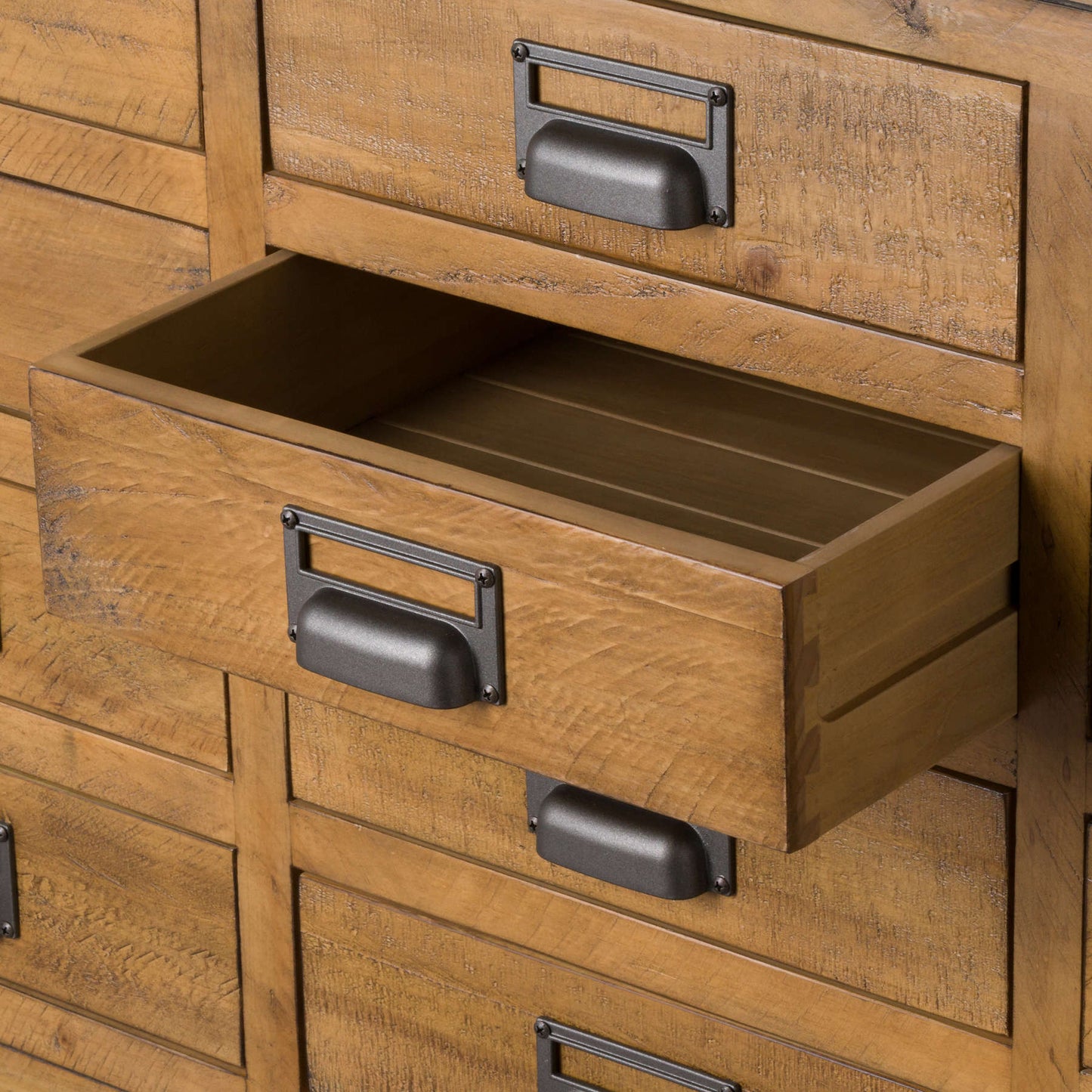 Shop this true statement piece, the Merchant Chest seamlessly blending industrial charm with rustic appeal, offering both style and functionality. Shop online today at www.nobleandnook.co.uk