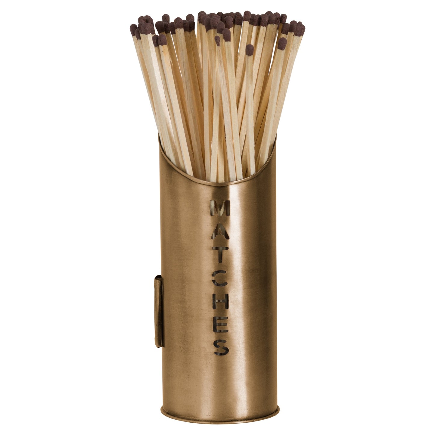 Bronze Finish Logs and Kindling Buckets with Matchstick Holder – Stylish Handcrafted Fireside Set
