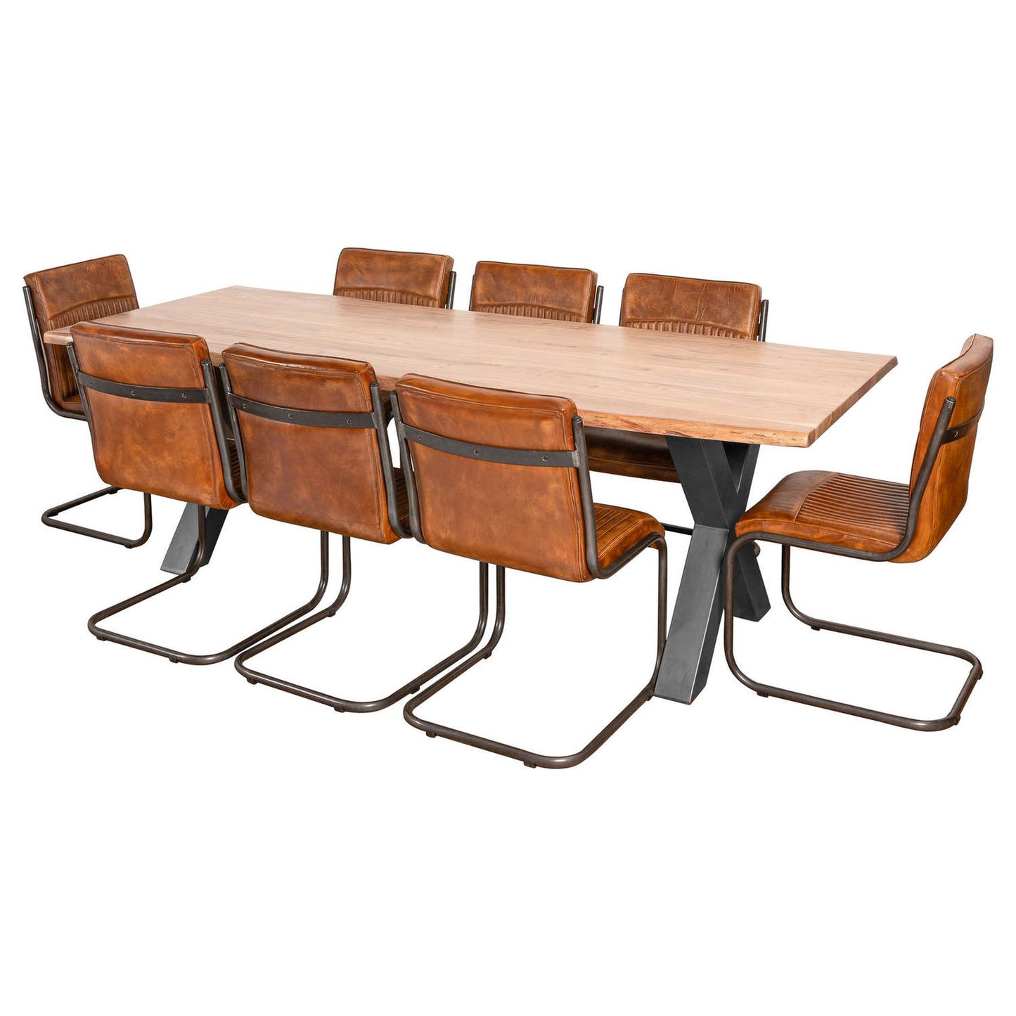 Shop the Large Live Edge Dining Table combining natural beauty with contemporary handcrafted craftsmanship, Seats 8, perfect for family dining. Shop online today at www.nobleandnook.co.uk