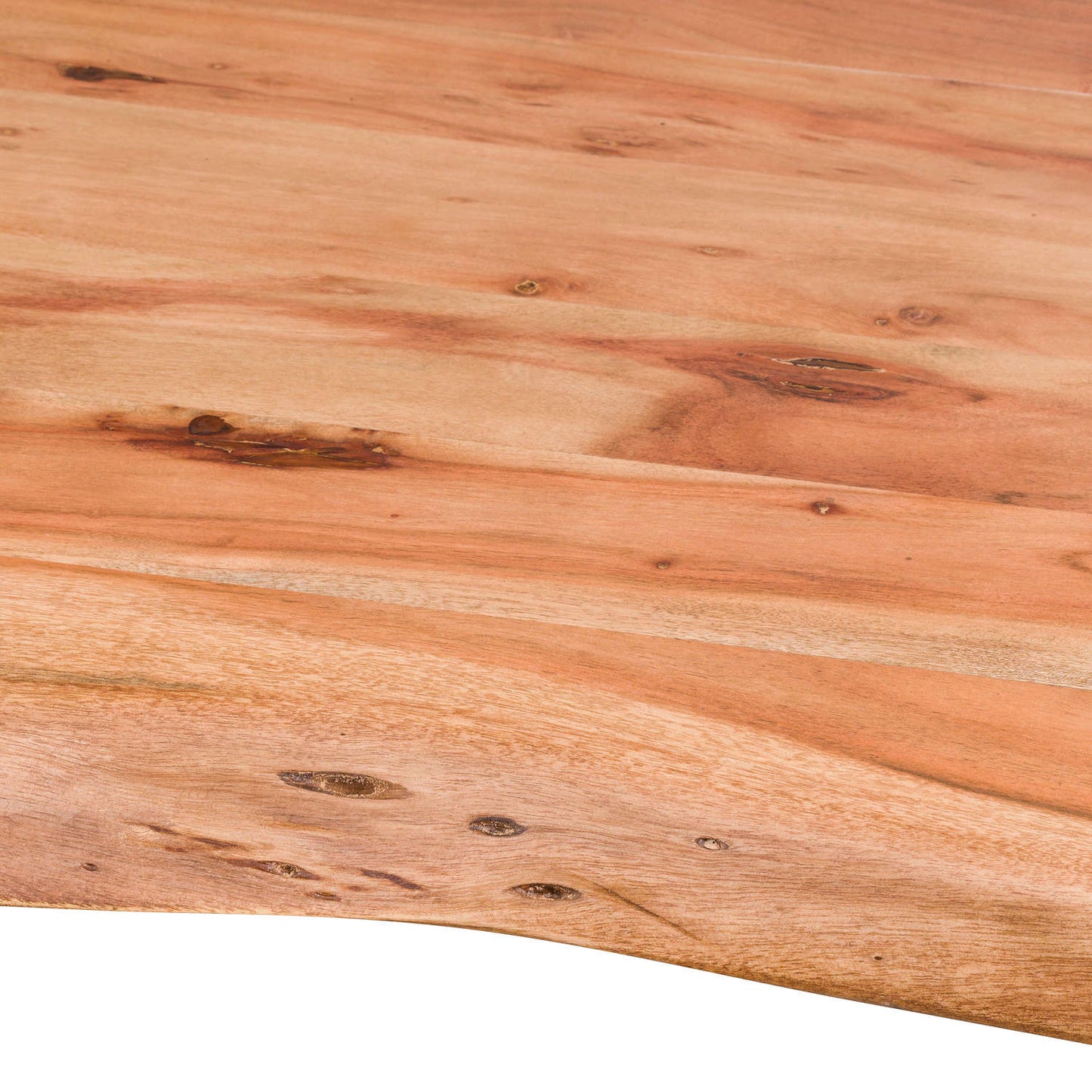 Handcrafted from Indian Acacia Wood, the Live Edge Square Dining Table is the perfect size for kitchen-diner spaces. Dimensions: L90 x W90 x H76 cm. Shop online today at www.nobleandnook.co.uk