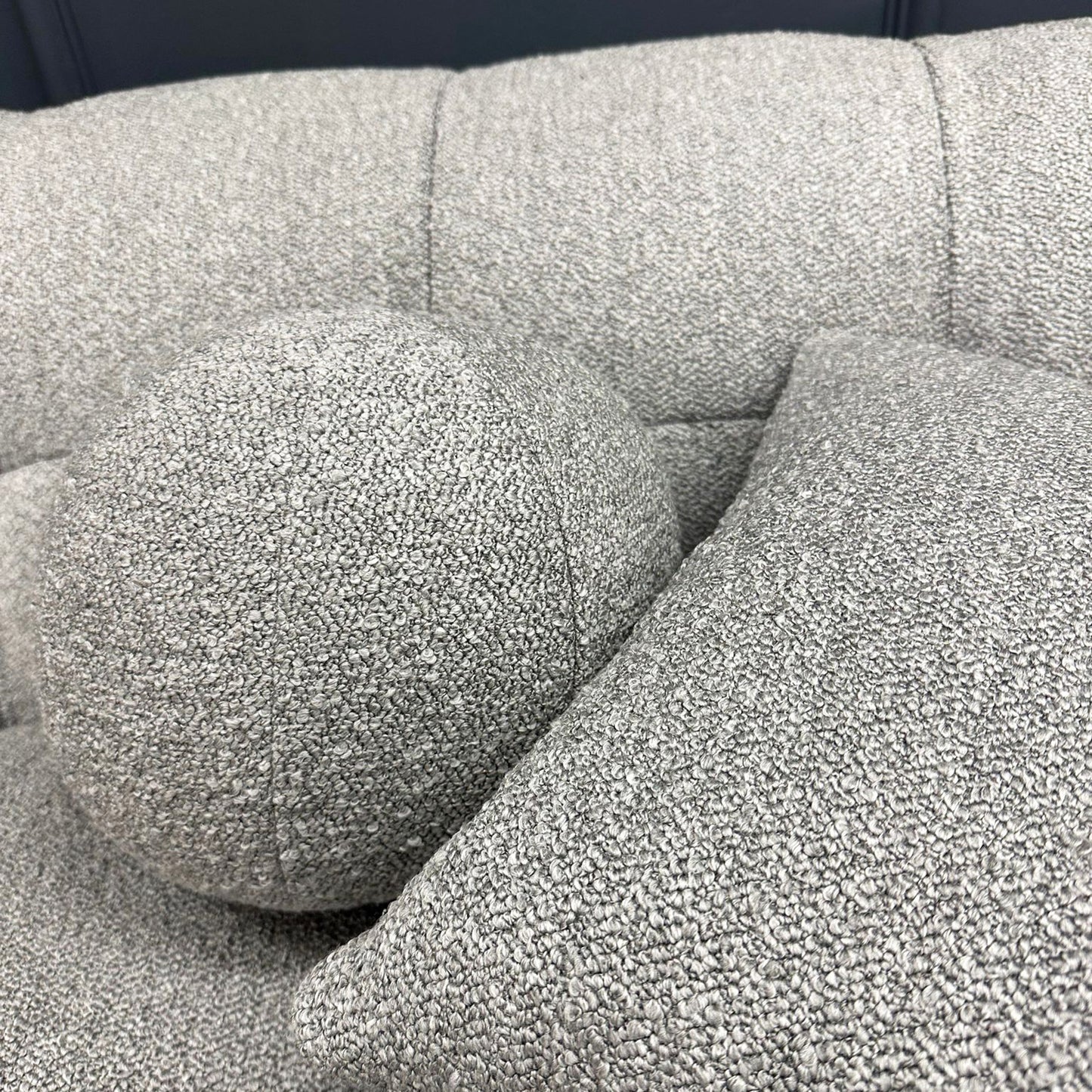 The Bubble Bouclé 3 Seater Sofa offers the perfect blend of modern design and luxurious comfort. Premium high-quality materials and is UK Fire Resistant Tested for safety. Shop online at www.nobleandnook.co.uk