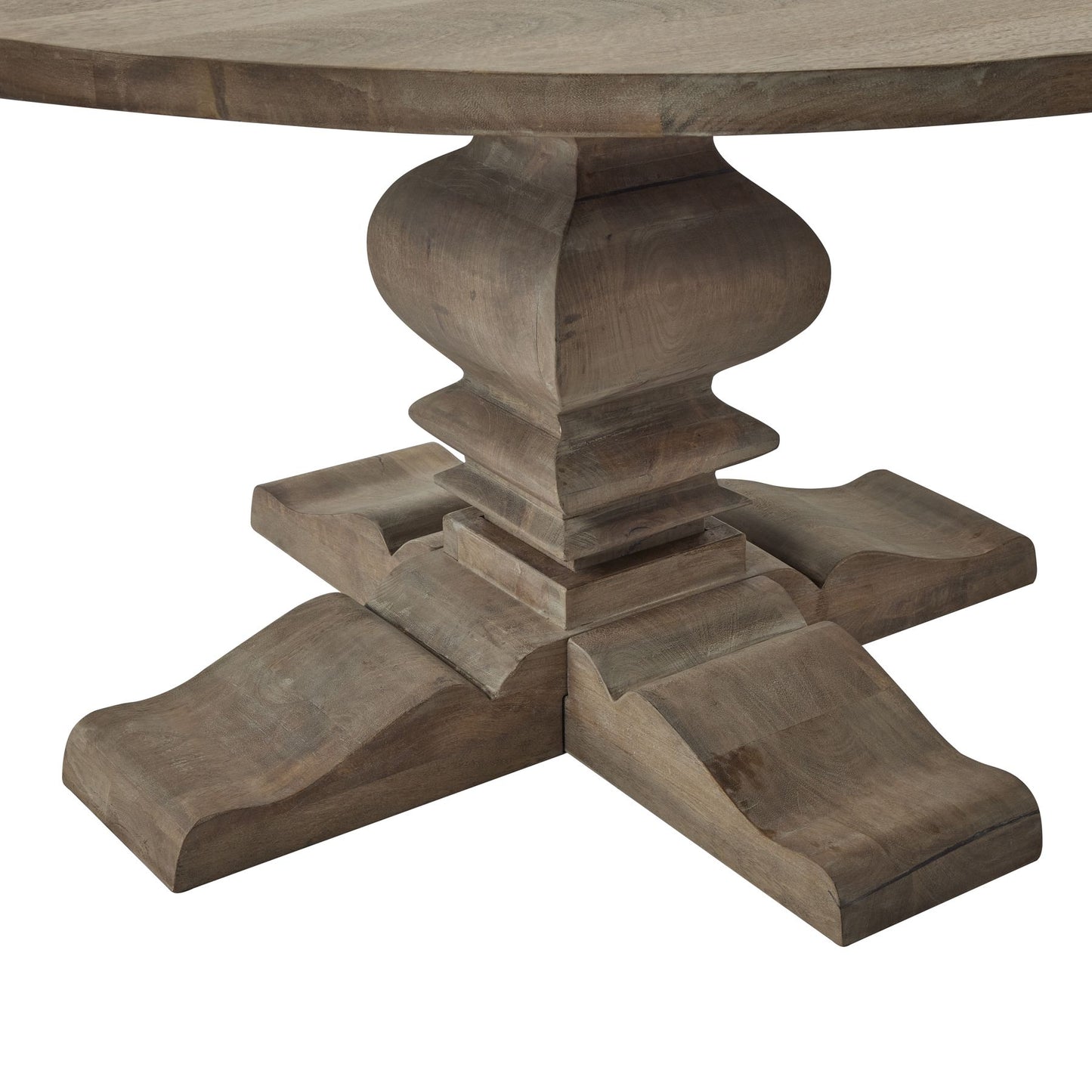 Shop the Copgrove Round Pedestal Dining Table. Crafted from solid hardwood this stunning handcrafted centrepiece, perfect for bringing family and friends together. Shop online today at www.nobleandnook.co.uk
