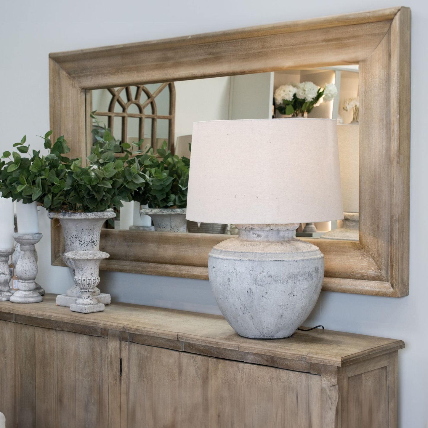 Copgrove Full Length Mirror – 200cm Tall Wooden Frame Leaner Mirror