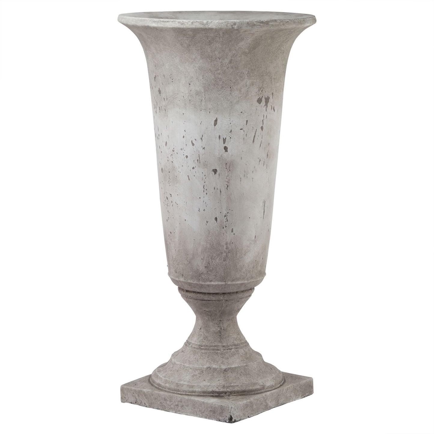 Tall Stone Effect Urn Planter – Decorative Indoor & Outdoor Statement Vase