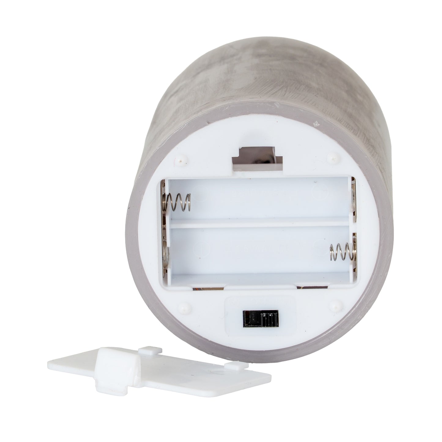 Luxe Collection Grey LED Wax Candle – Realistic Melt Effect Decorative Light for Modern UK Homes