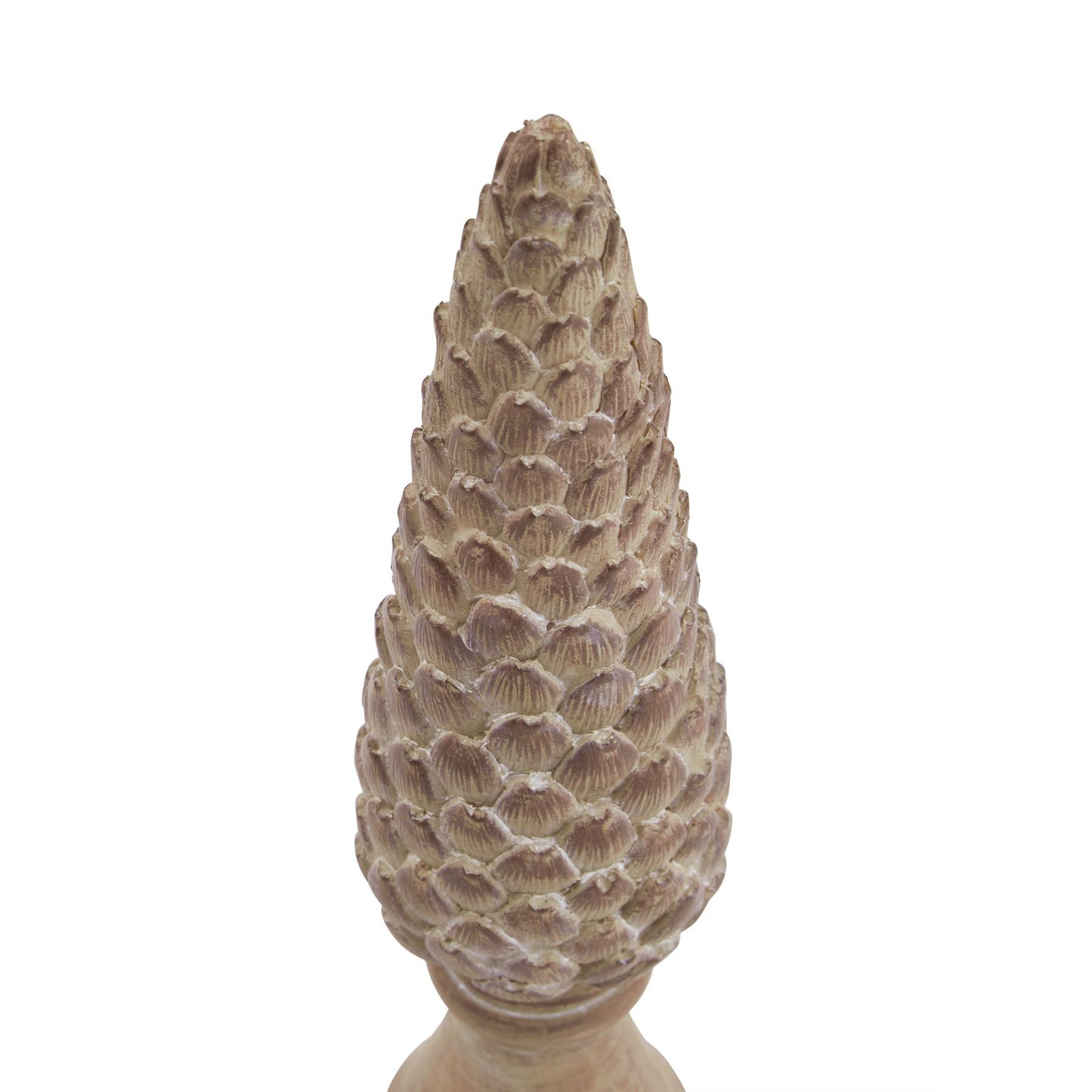 Large Pinecone Sculpture On Base