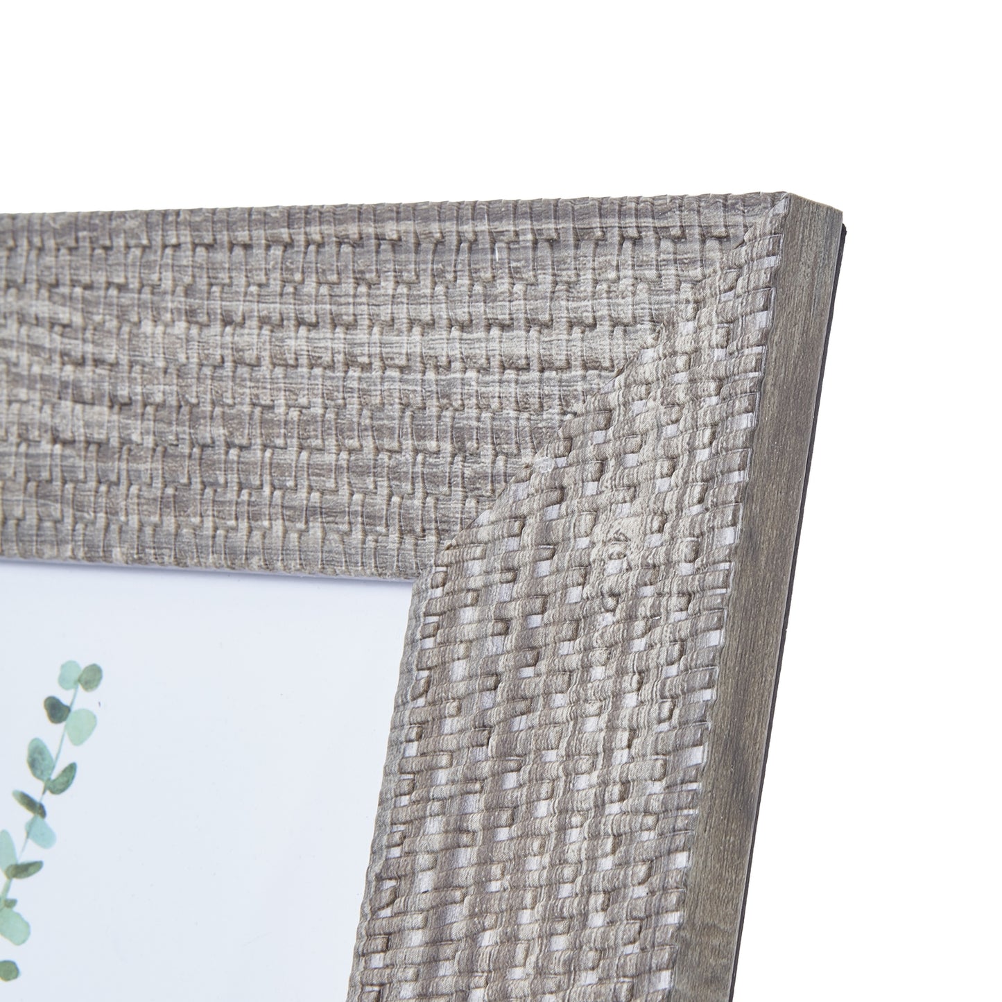 Woven Photo Frame 8x10 – Grey-Washed Textured Frame for Rustic, Coastal & Modern Interiors
