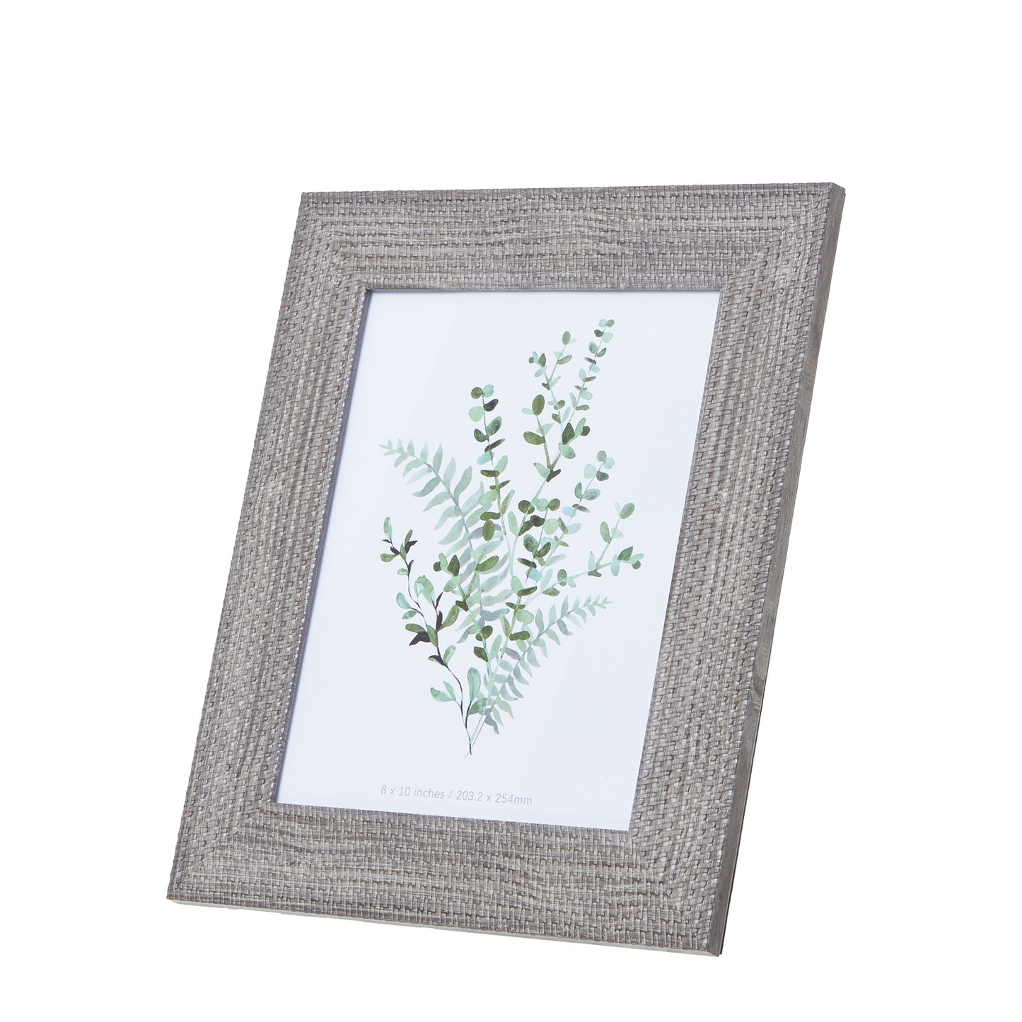 Woven Photo Frame 8x10 – Grey-Washed Textured Frame for Rustic, Coastal & Modern Interiors