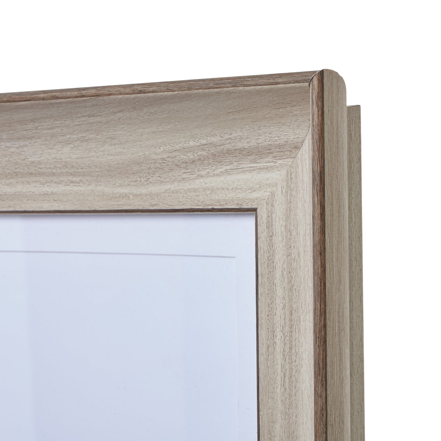 White Washed A2 Picture Frame – Rustic Distressed Frame for Modern, Cottage & Coastal Interiors