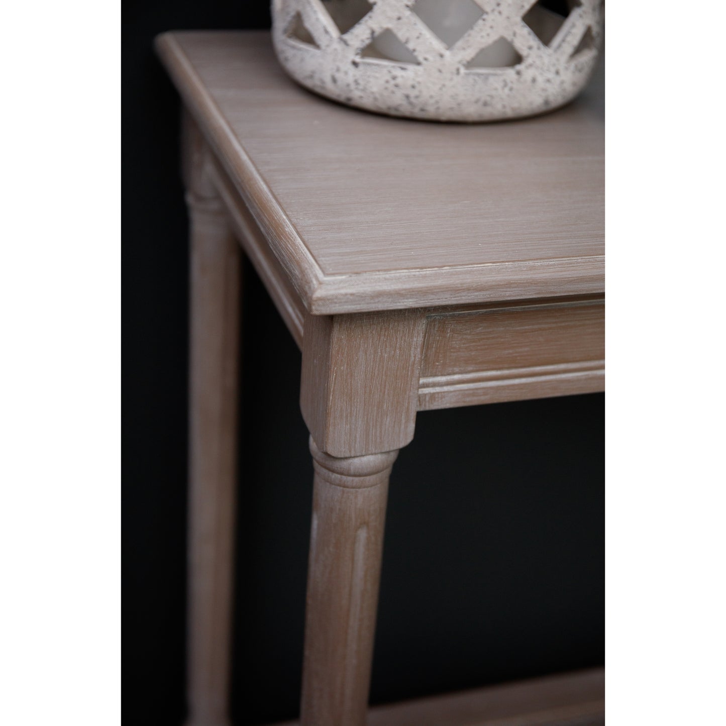 Buy the Serene Rattan Large Console Table. Dimensions - L40xW160xH80cm . Blending natural charm with contemporary elegance and featuring an intricately woven rattan frame and a sleek, tempered top, its generous size and refined silhouette make it a standout piece in any space.