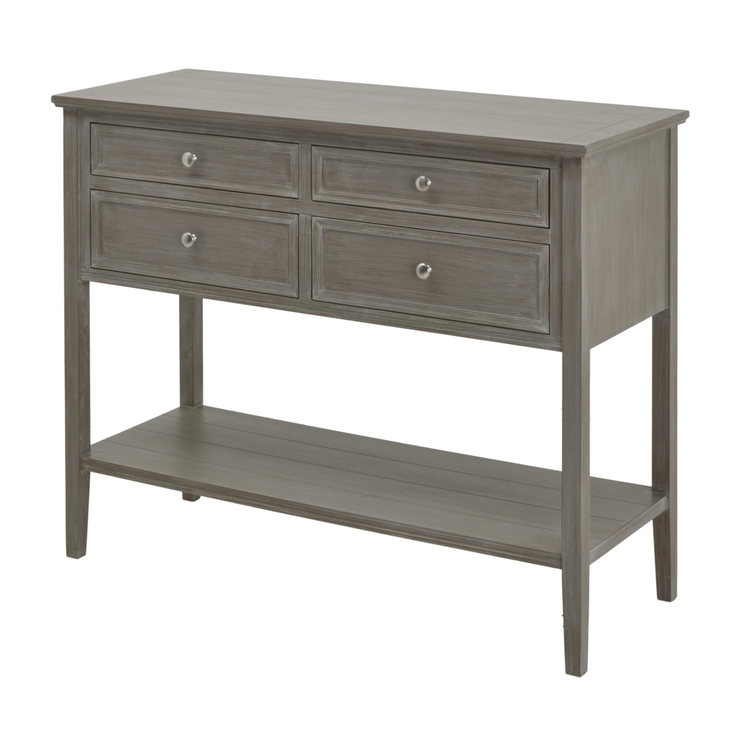 An Elegant Two Over Two Drawer Design – Ideal for hallways, living rooms, dining areas, or bedrooms thanks to its multi-purpose appeal. W110 x D43 x H87 cm. www.nobleandnook.co.uk