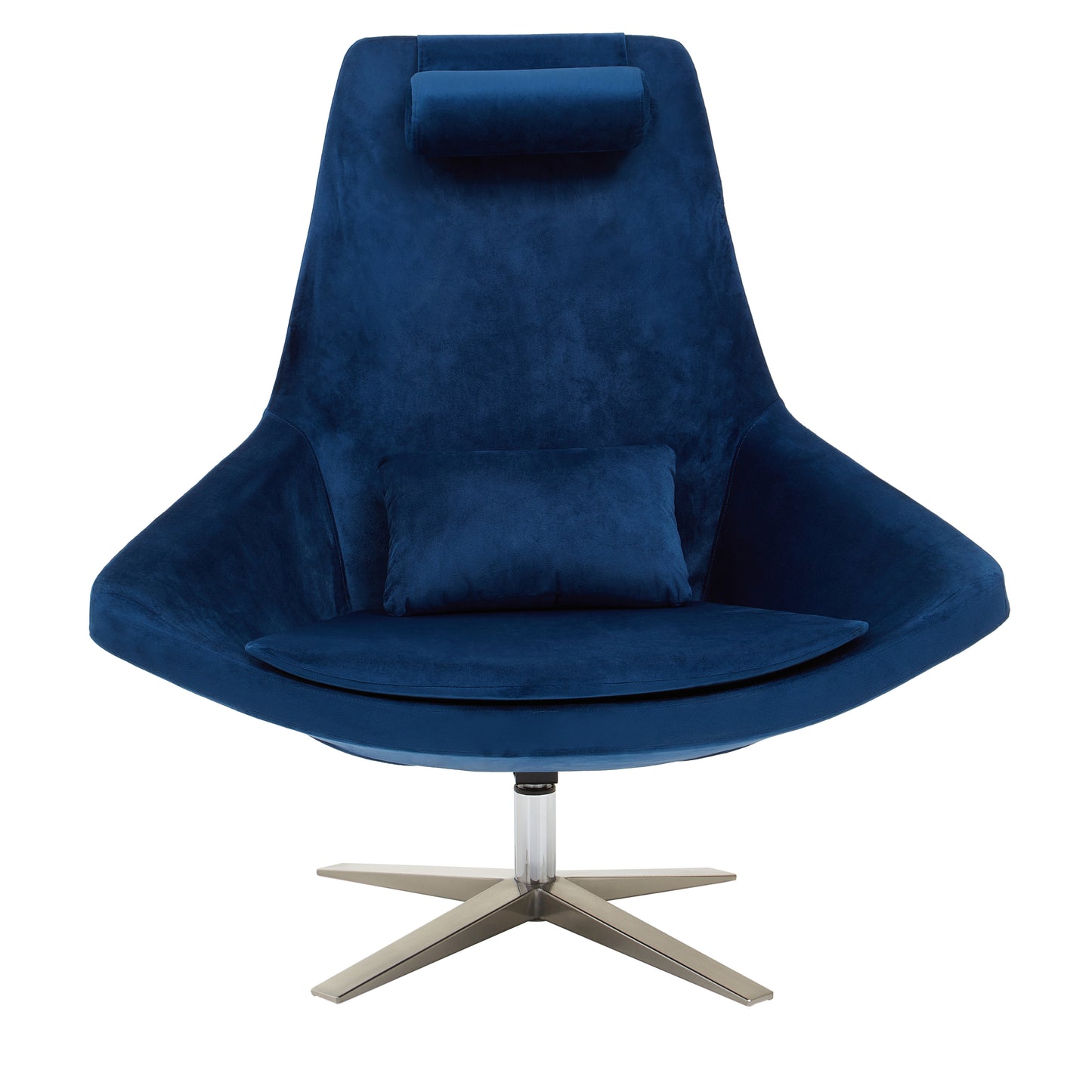 Shop the Arlo Velvet Swivel Chair, a contemporary take on mid-century design, featuring a curved backrest and luxurious velvet upholstery. Shop online today at www.nobleandnook.co.uk