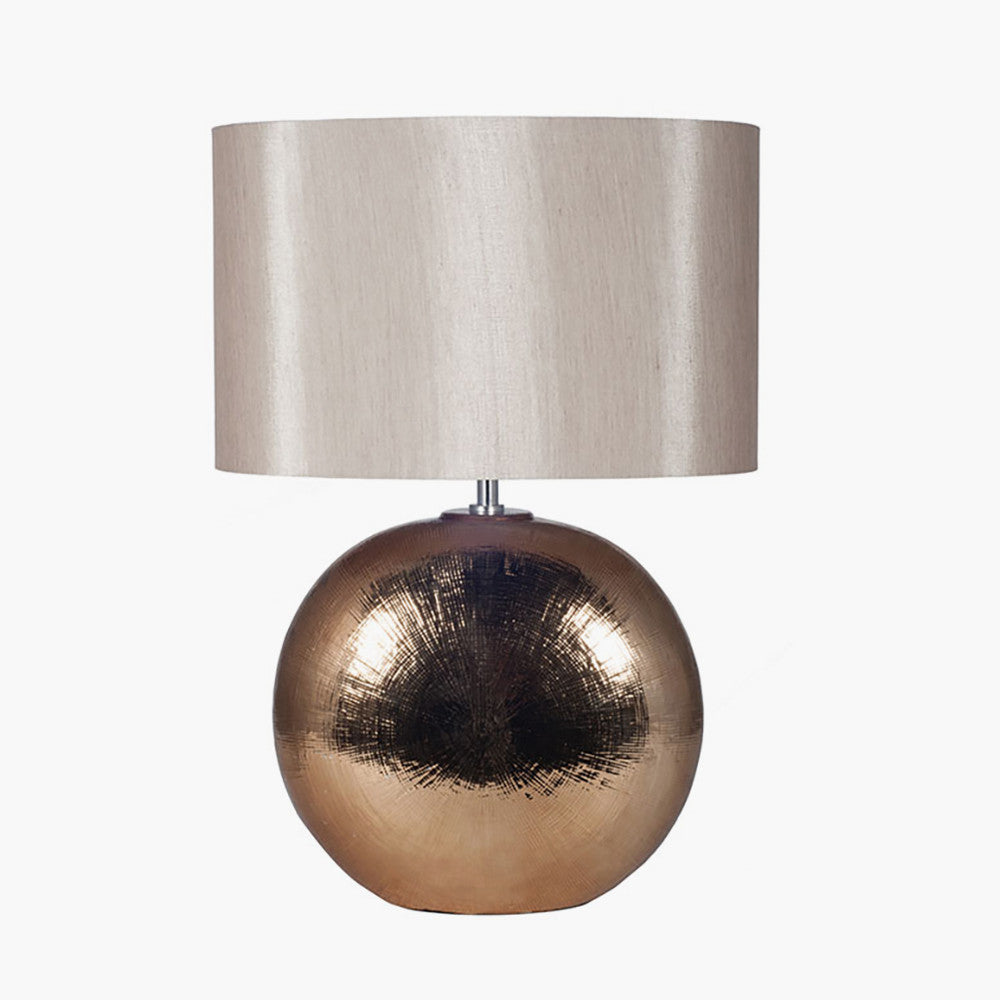 Alpha Bronze Textured Ceramic Table Lamp