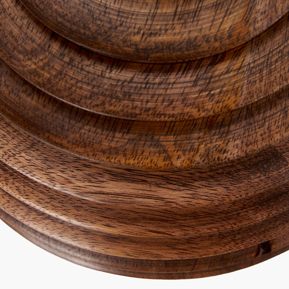 Pembury Brown Wash Turned Wood Table Lamp Base – Classic Wooden Lighting for Timeless UK Interiors
