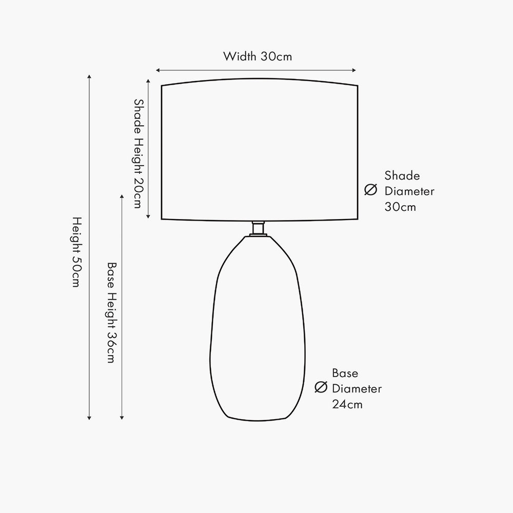 Erika White Vintage Ceramic Table Lamp | Textured Table Lamp