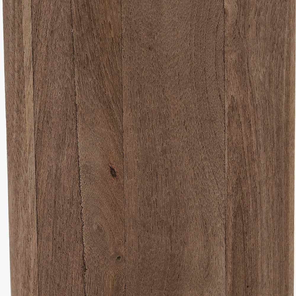 Inaya Natural Tapered Large Wood Table Lamp Base