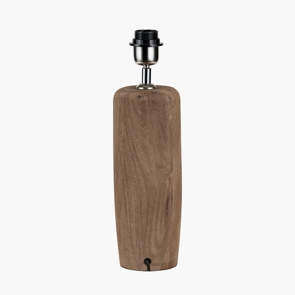 Inaya Natural Tapered Wood Table Lamp Base