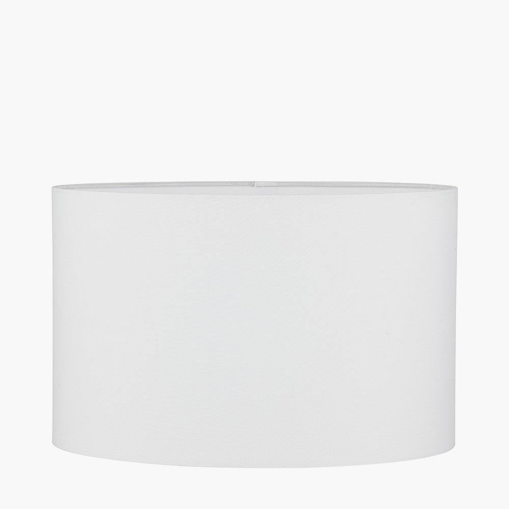 Osa Gold Jaguar Table Lamp with Ivory Oval Shade