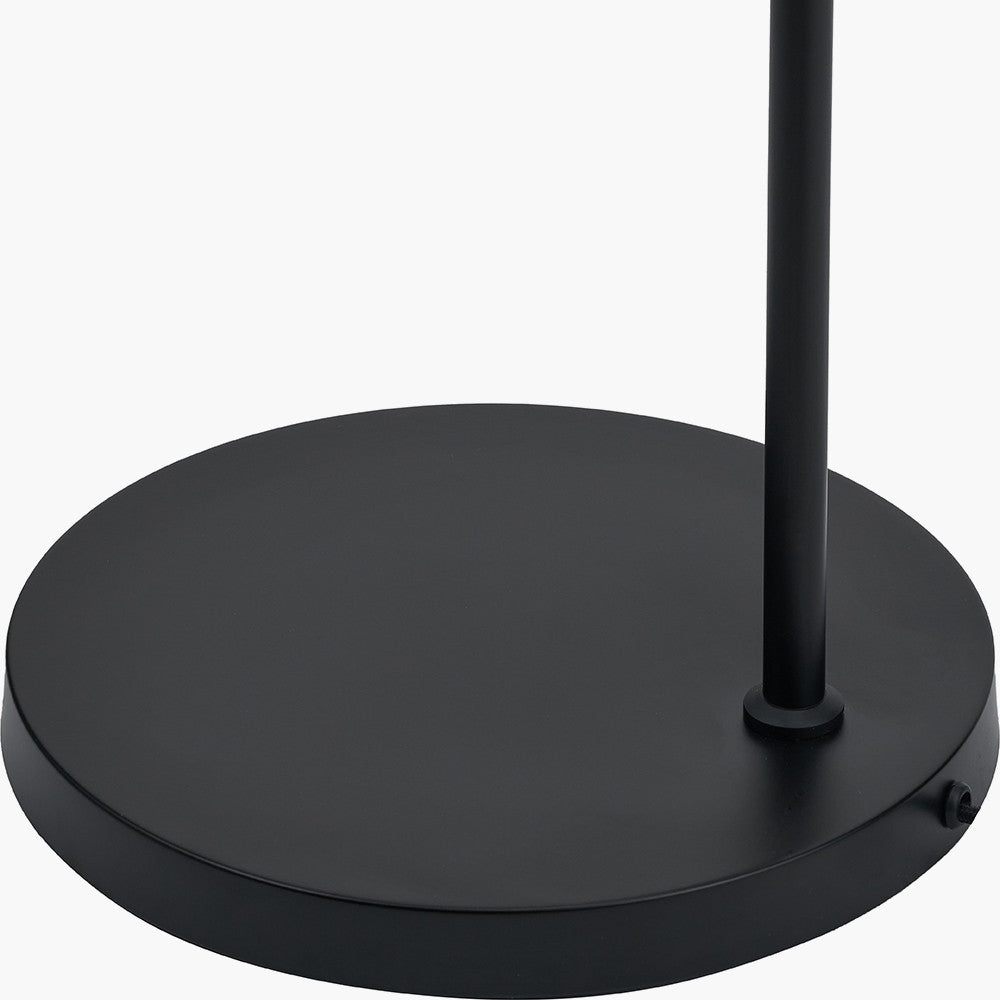 Amalie Black Metal Retro Task Floor Lamp