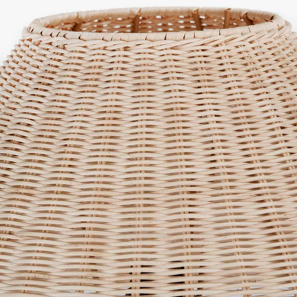 Hali Rattan Base and Shade Floor Lamp