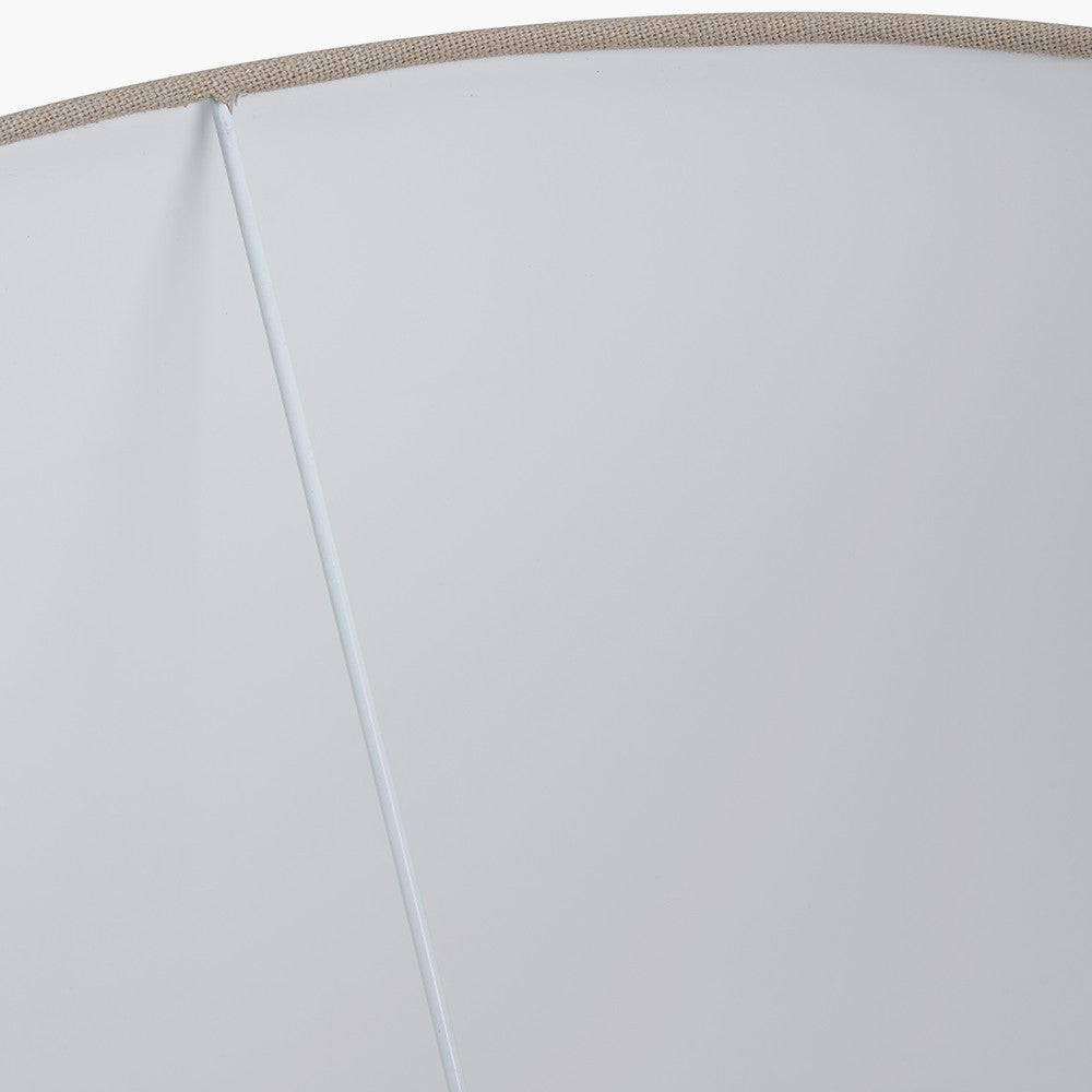 Winston 45cm Taupe Handloom Tapered Lampshade – Understated Elegance for UK Interiors