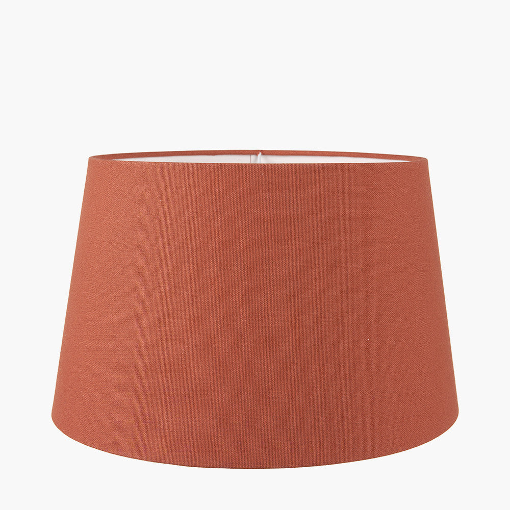 Winston 45cm Tobacco Handloom Tapered Lampshade – Natural Luxury for Timeless UK Interiors