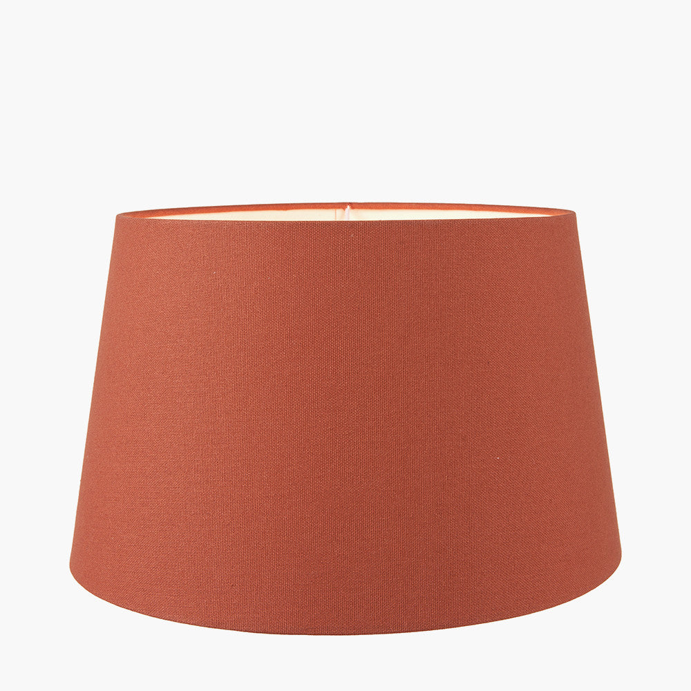 Winston 45cm Tobacco Handloom Tapered Lampshade – Natural Luxury for Timeless UK Interiors