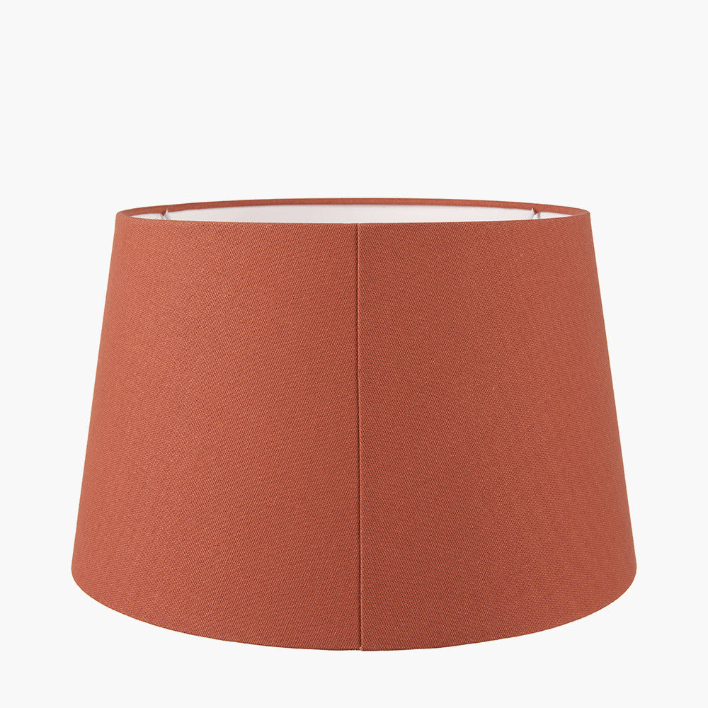 Winston 45cm Tobacco Handloom Tapered Lampshade – Natural Luxury for Timeless UK Interiors