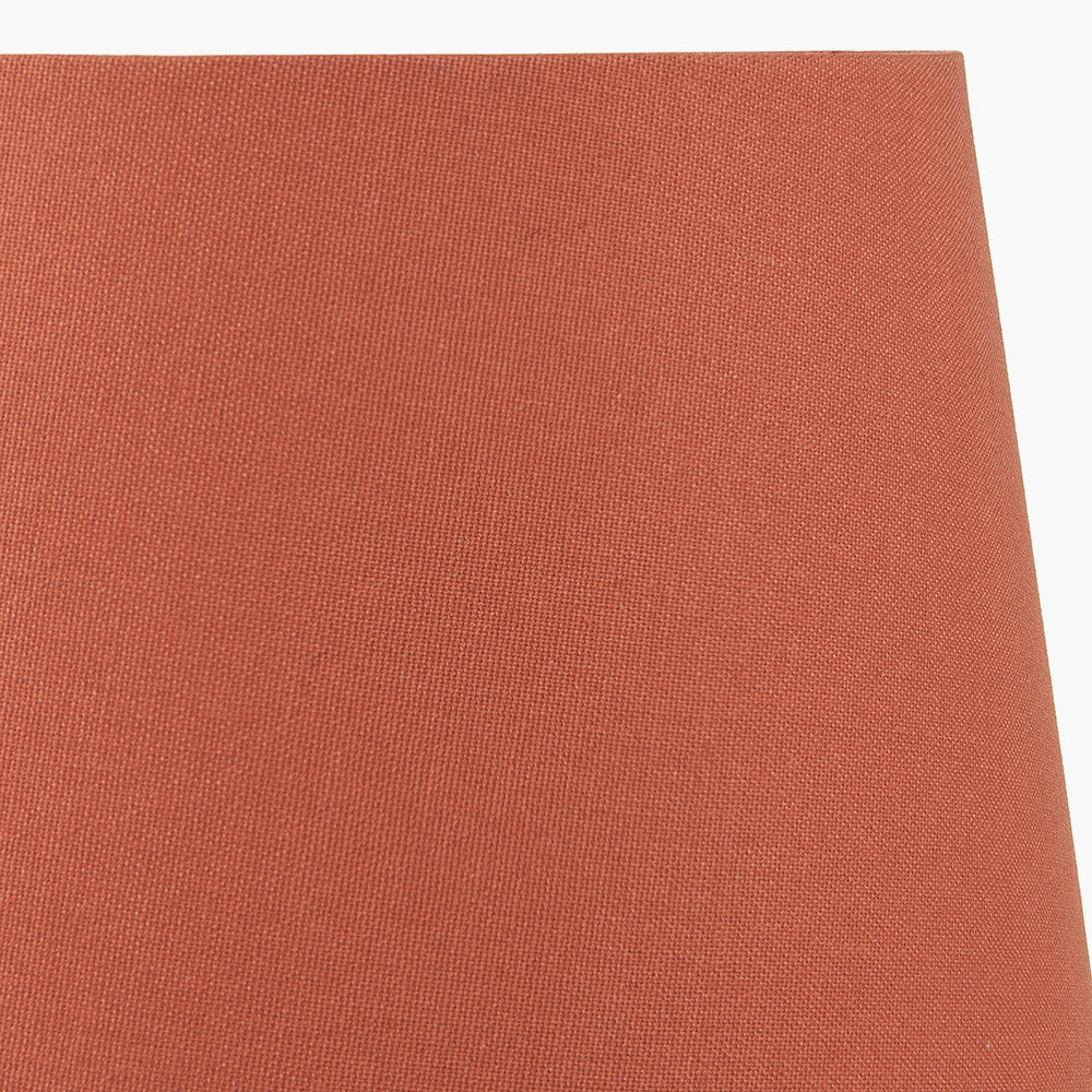 Winston 45cm Tobacco Handloom Tapered Lampshade – Natural Luxury for Timeless UK Interiors