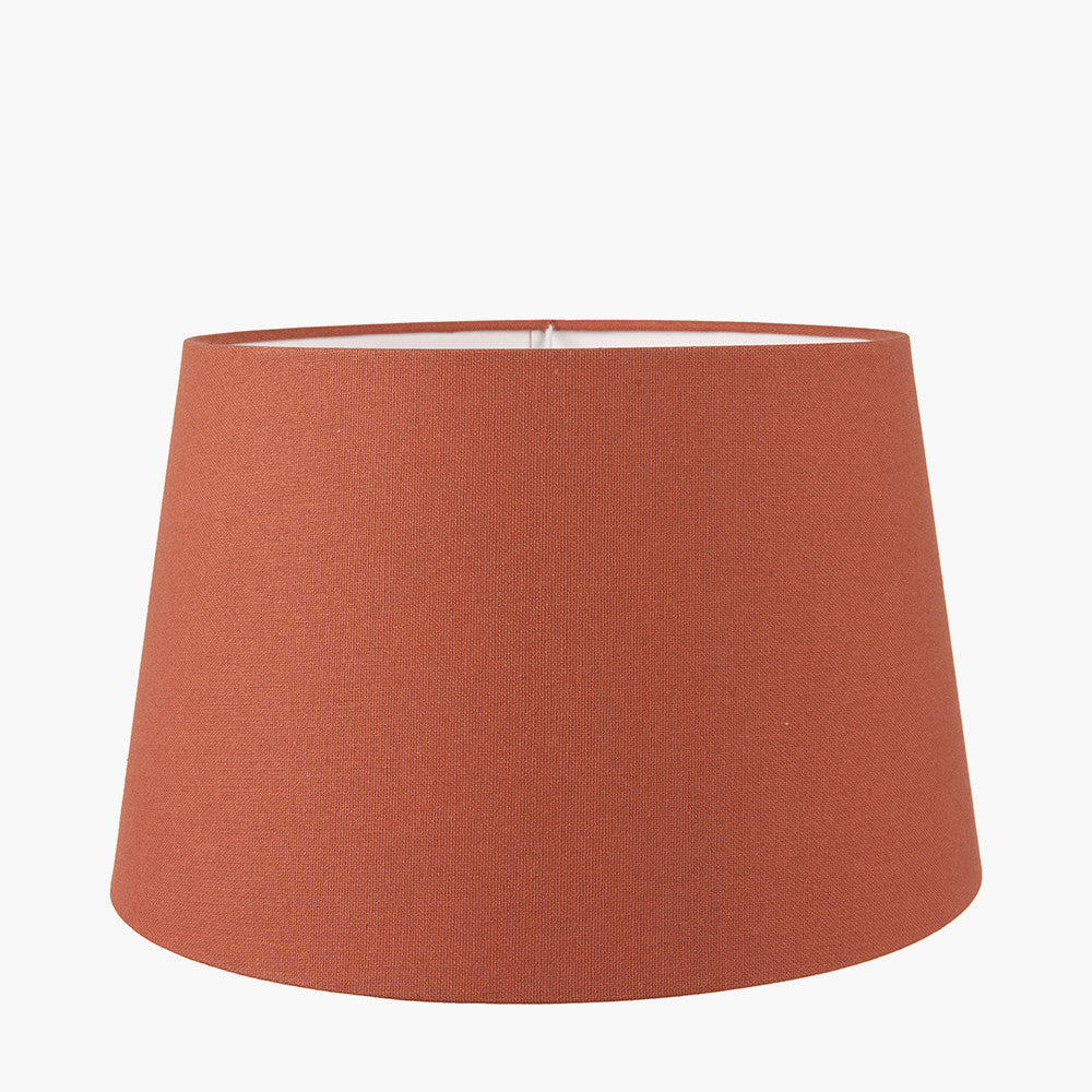 Winston 45cm Tobacco Handloom Tapered Lampshade – Natural Luxury for Timeless UK Interiors