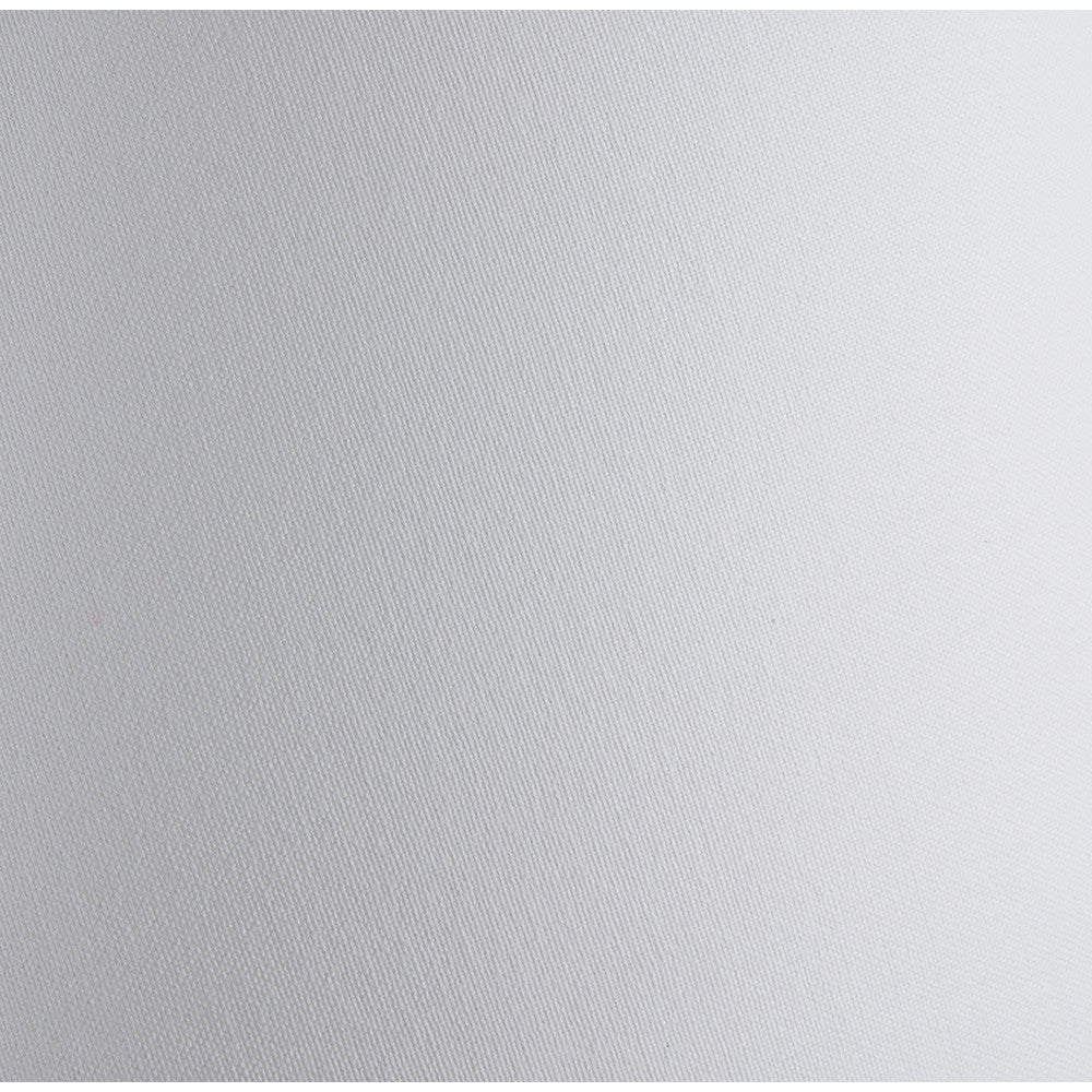 Winston 45cm White Handloom Tapered Lampshade | Cotton Lampshade