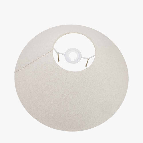 Harley 45cm Slubby Hopsack Empire Lampshade | Natural Cotton Shade